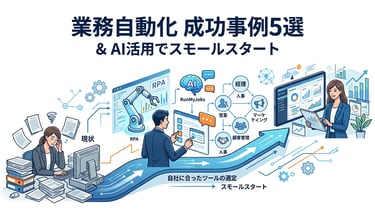 業務自動化の成功事例5選｜RunMyJobs×生成AI時代の新しい自動化