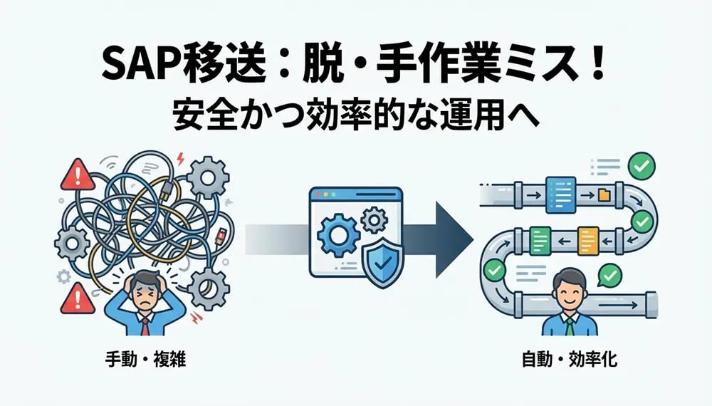 SAP移送の仕組みとは？運用の流れから課題解決まで徹底解説