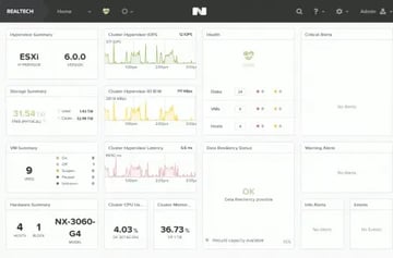 Nutanix Web管理画面(Prism)：SAP on Nutanix