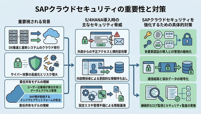 SAPクラウドセキュリティの基本と対策!S/4HANA導入前に知るべきポイント SAPクラウドセキュリティの基本と対策!S/4HANA導入前に知るべきポイント