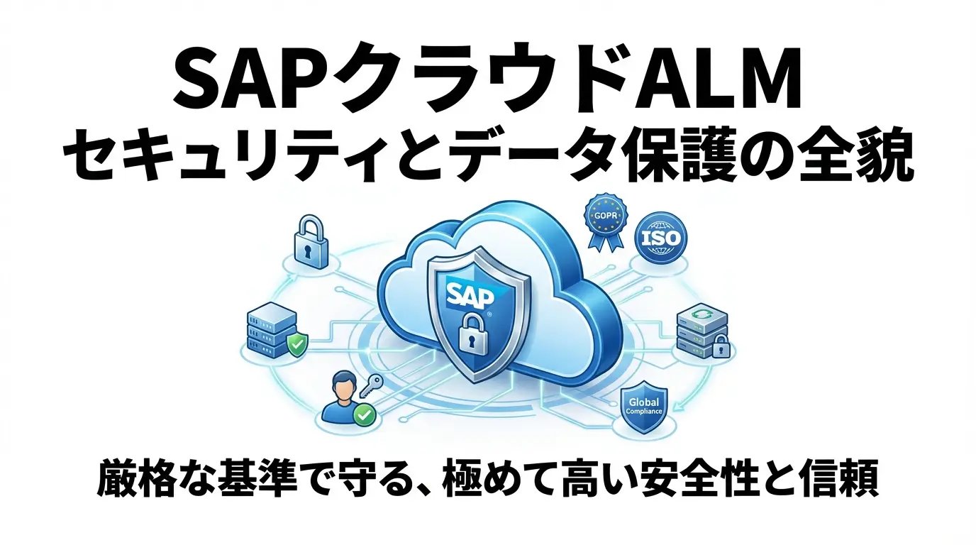 SAPクラウドALMのセキュリティは万全?データ保護と安全性の仕組みを解説