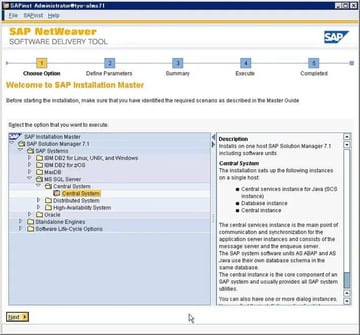 第1章：SolMan7.1 SP4 をインストールしよう（SAPinst編）