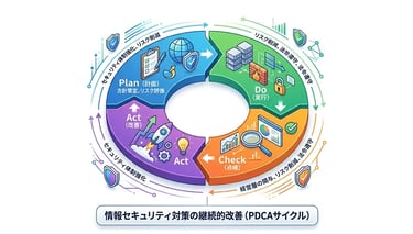 情報セキュリティにおけるPDCAサイクルの重要性とは？具体的な回し方を徹底解説