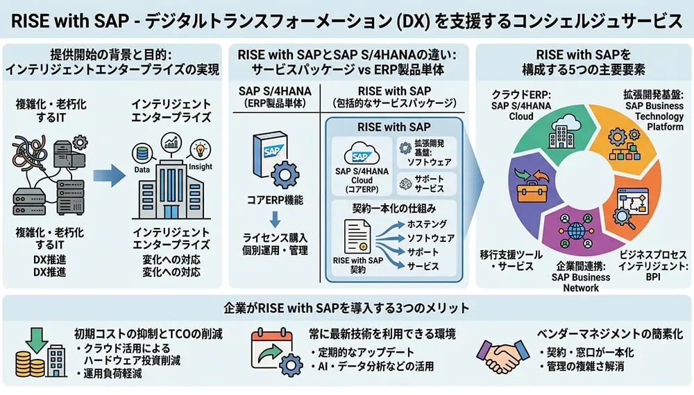 RISE with SAPとはDXを支援するコンシェルジュサービス