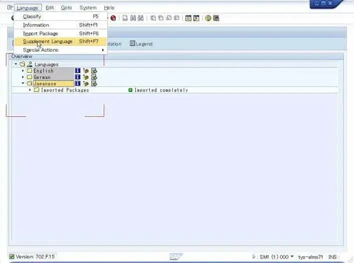 第2章:SolMan7.1 SP4 をインストールしよう(SAPinst後処理編) 46