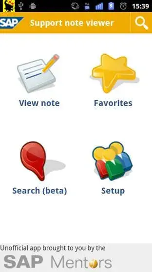【Android】SAP Support Note Viewer 4