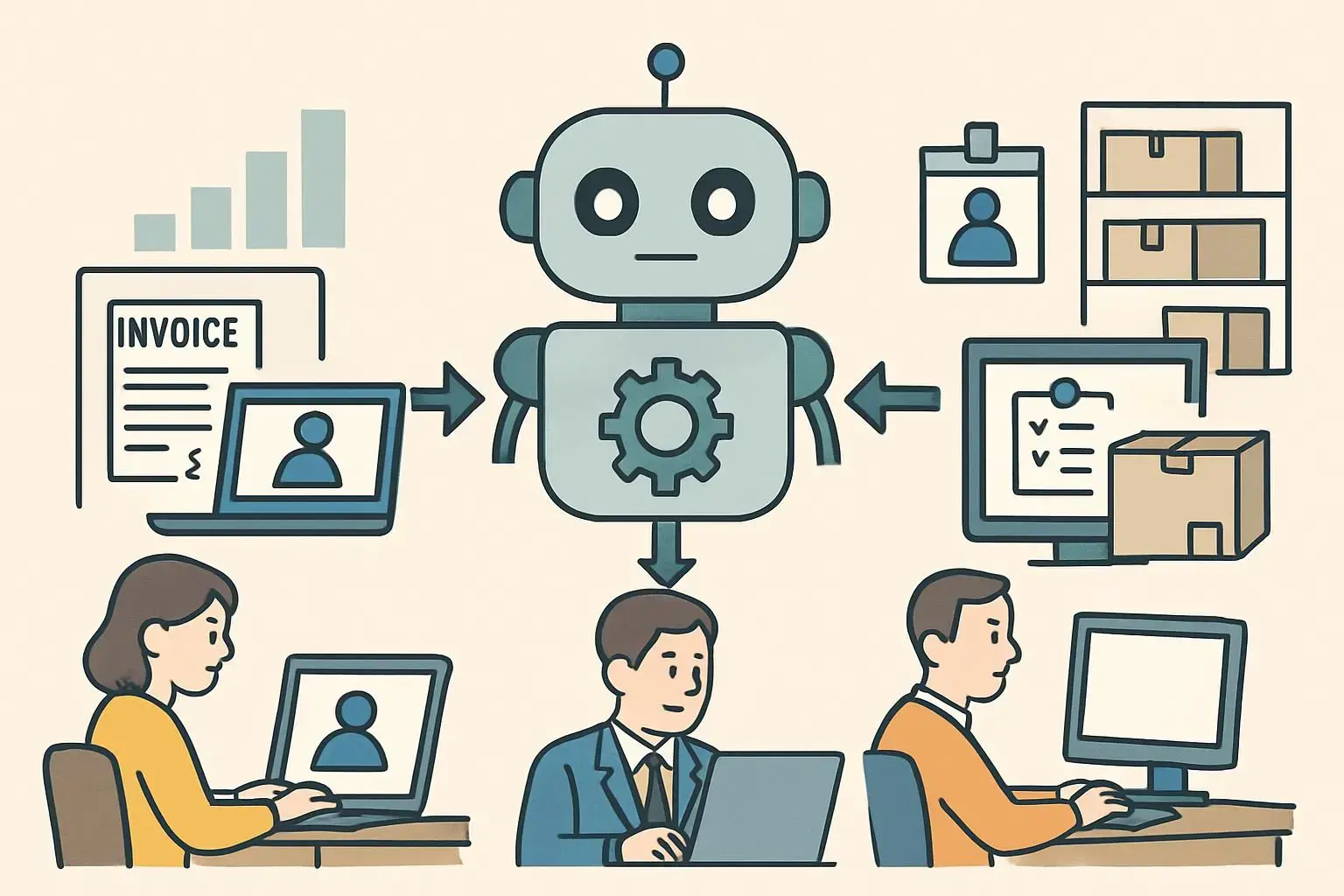 部門別に見るビジネスプロセス自動化の活用事例