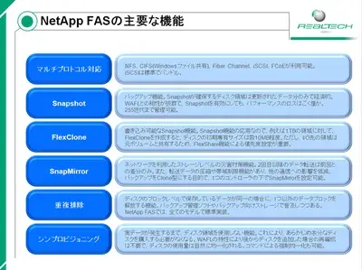 【NetApp+SAP】SAP環境で活用できるFASの機能と技術要点