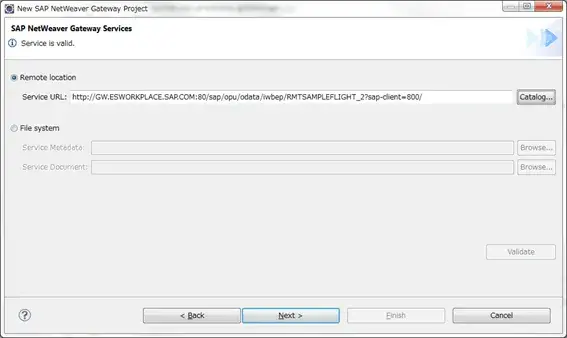 【NetWeaver Gateway】Flight Example サンプルプログラム実行 9