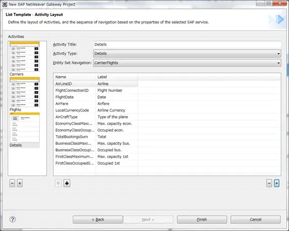 【NetWeaver Gateway】Flight Example サンプルプログラム実行 11