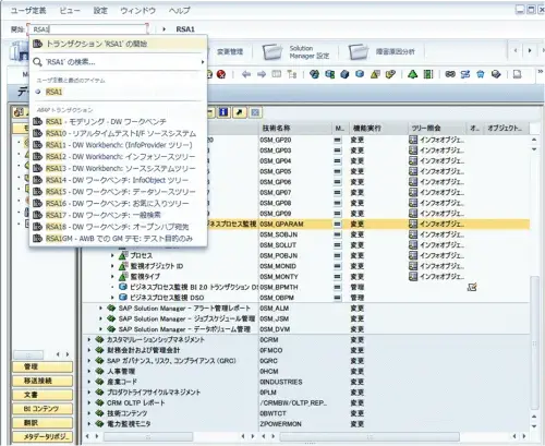 NetWeaver Business Client(NWBC)からGUIが開けるようになりました。