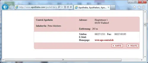 ドイツでiPhoneを駆使して車で薬局に行く in Walldorf 3