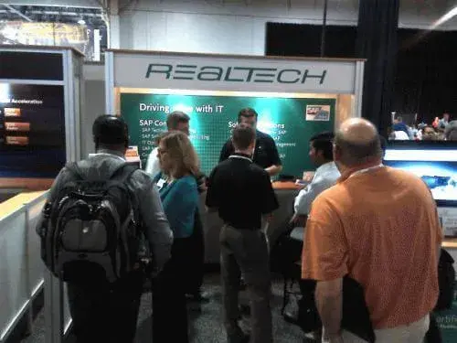Realtechブースあります、SAP TechEd 2012 in Las Vegas 1