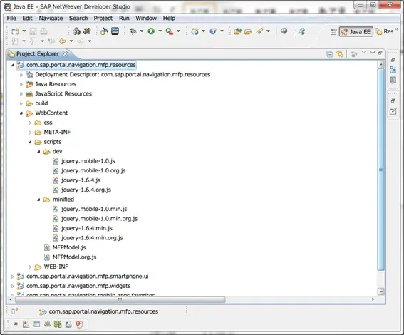 Netweaver PortalにおけるMobile(iPhone)環境を触ってみました。 9