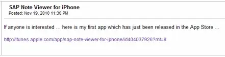 SAPエンジニアに朗報？SAP Note Viewer for iPhone登場 1