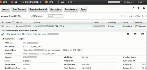 【SAP on AWS】リージョン間AMIコピー機能でERPを起動してみた 5
