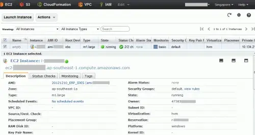 【SAP on AWS】リージョン間AMIコピー機能でERPを起動してみた 15