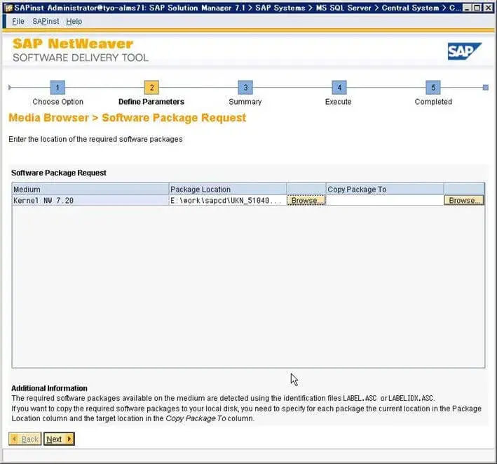 第1章:SolMan7.1 SP4 をインストールしよう(SAPinst編) 14