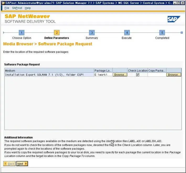 第1章:SolMan7.1 SP4 をインストールしよう(SAPinst編) 18