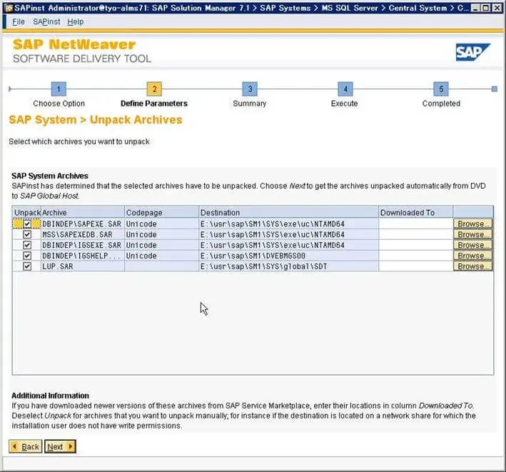 第1章:SolMan7.1 SP4 をインストールしよう(SAPinst編) 32