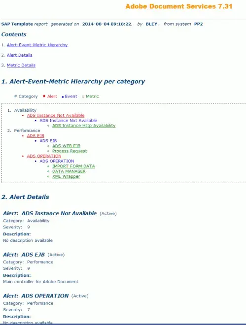 SolMan7.1 標準の監視対象、内容、閾値一覧はこちらです。 4