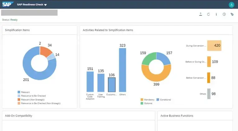 SAP Readiness Check 2.0